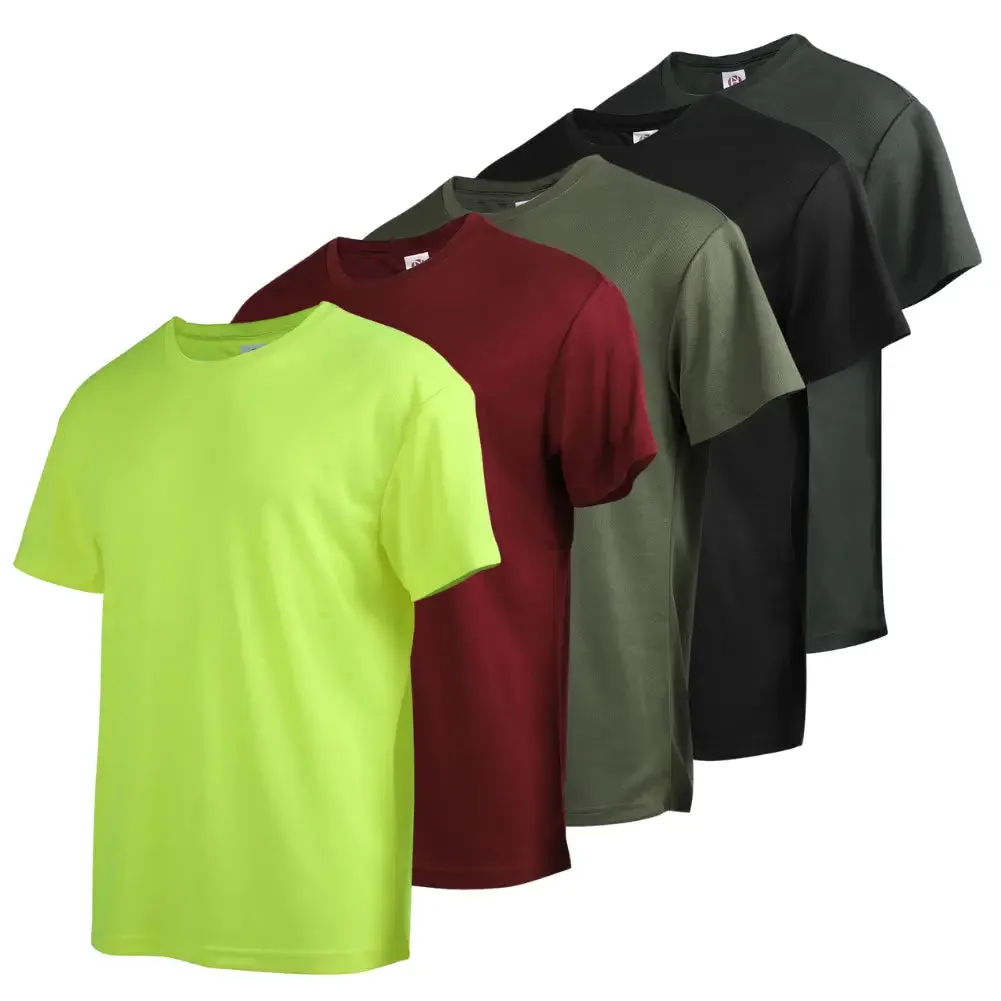 5 Pack Men's Short Sleeve T-Shirts