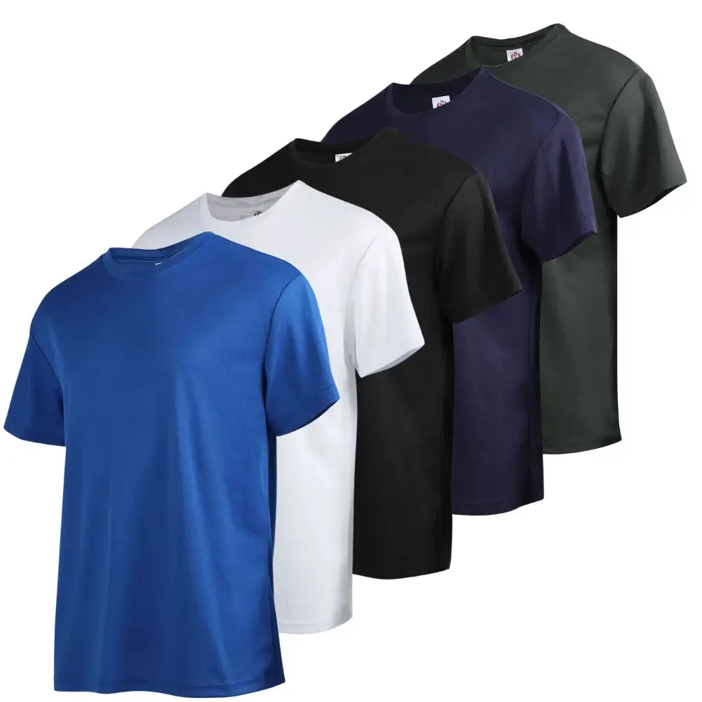 5 Pack Men's Short Sleeve T-Shirts