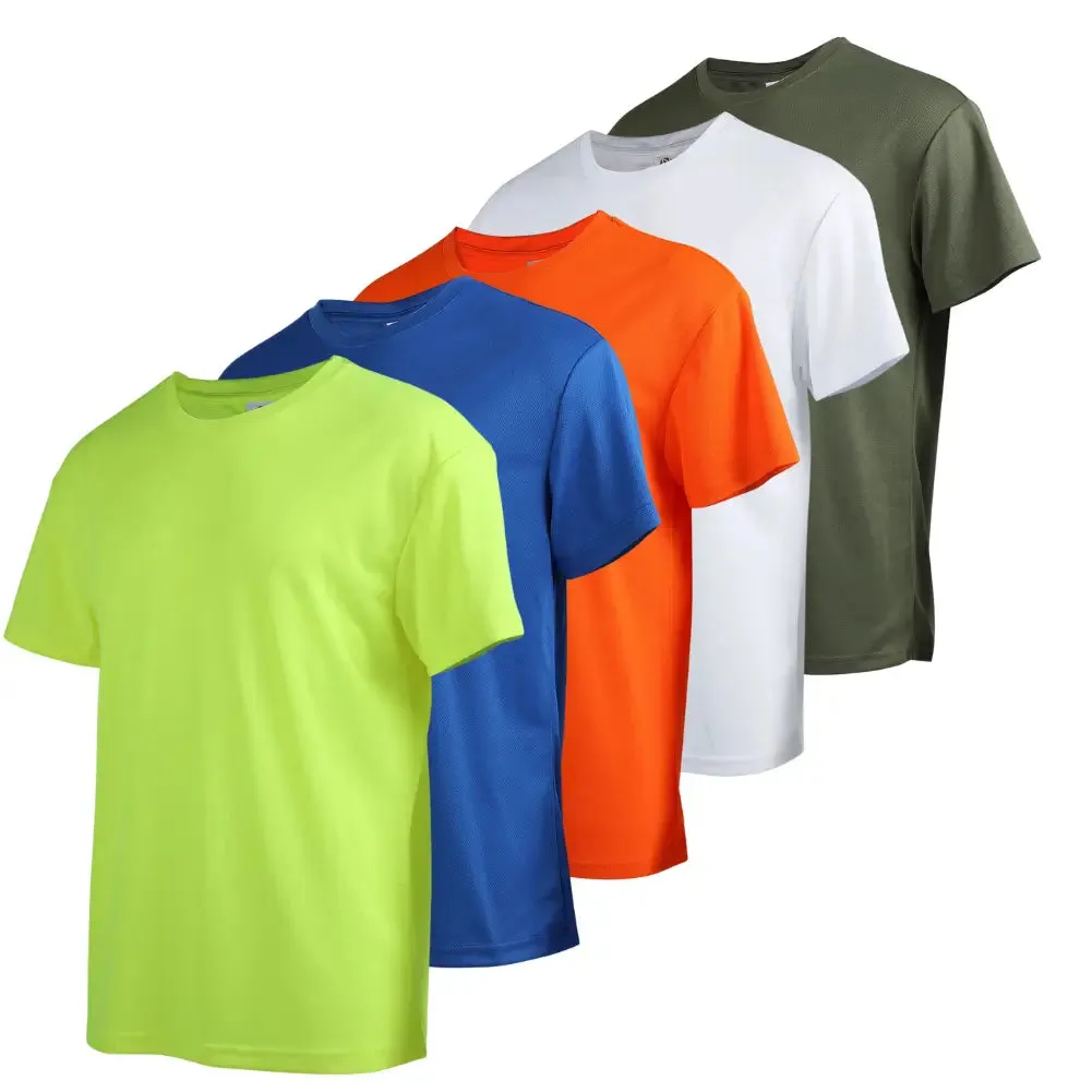 5 Pack Men's Short Sleeve T-Shirts