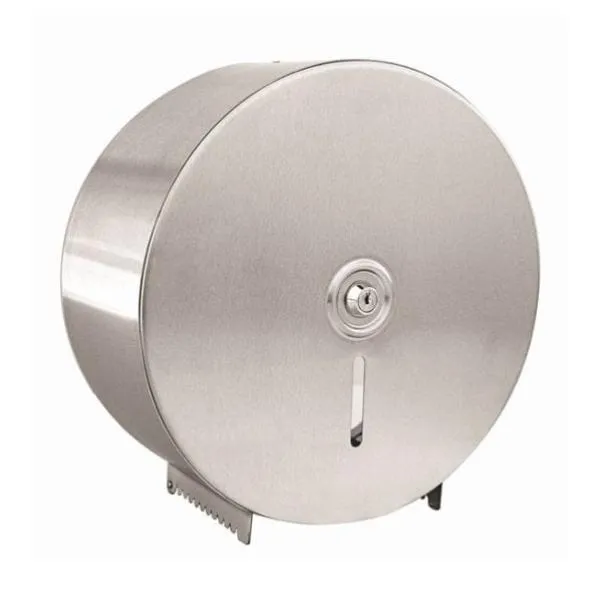 A & C Gentality Jumbo Toilet Roll Dispenser (Stainless Steel)