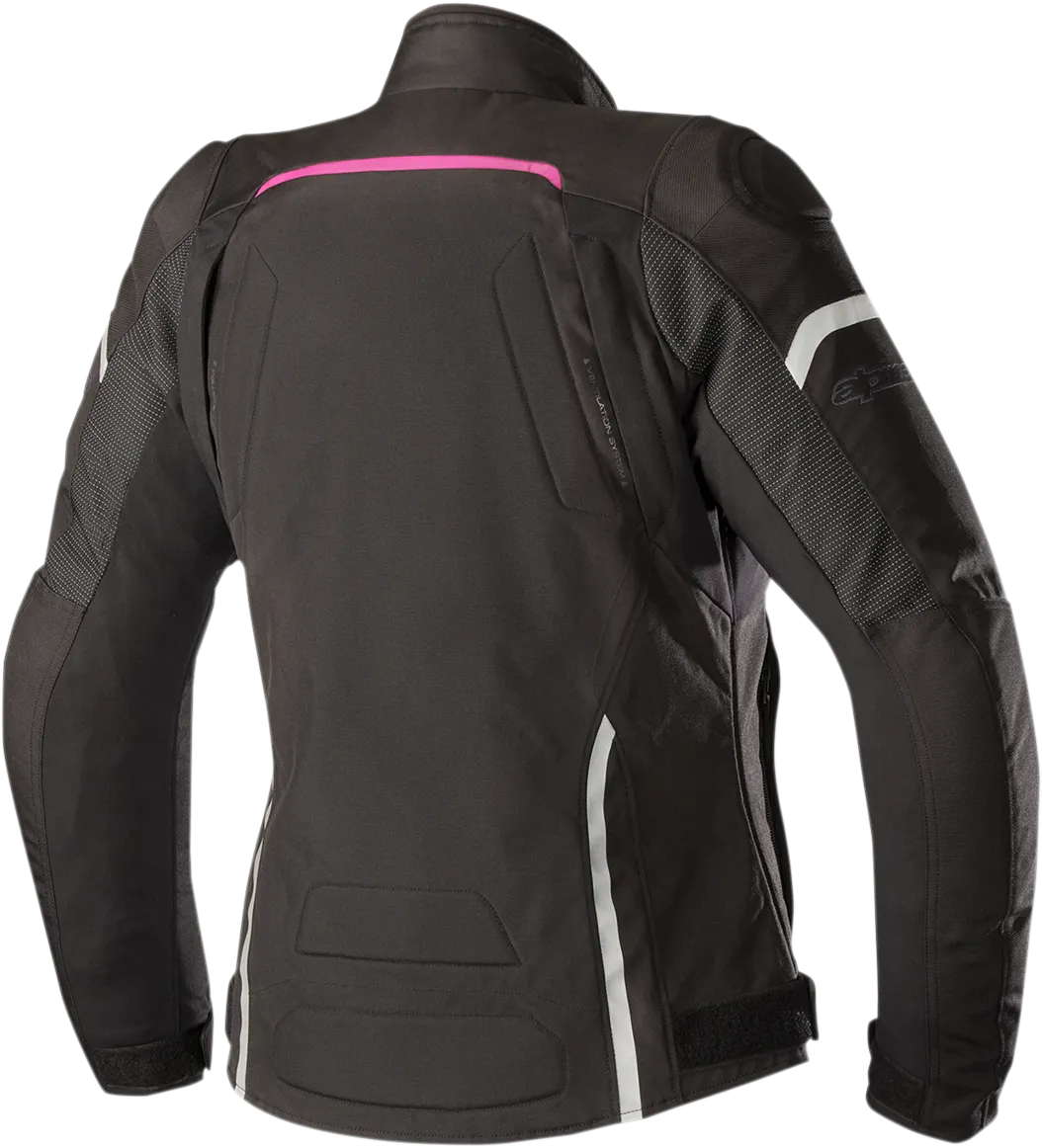 ALPINESTARS Stella Hyper Drystar Jacket - Black/Pink - Small 3214718-1039-S