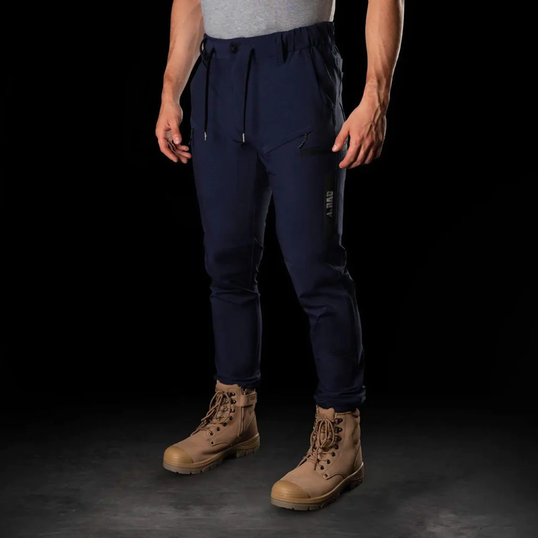 BAD NEXT - WATERPROOF ELASTIC WAIST CUFFED WORK PANTS