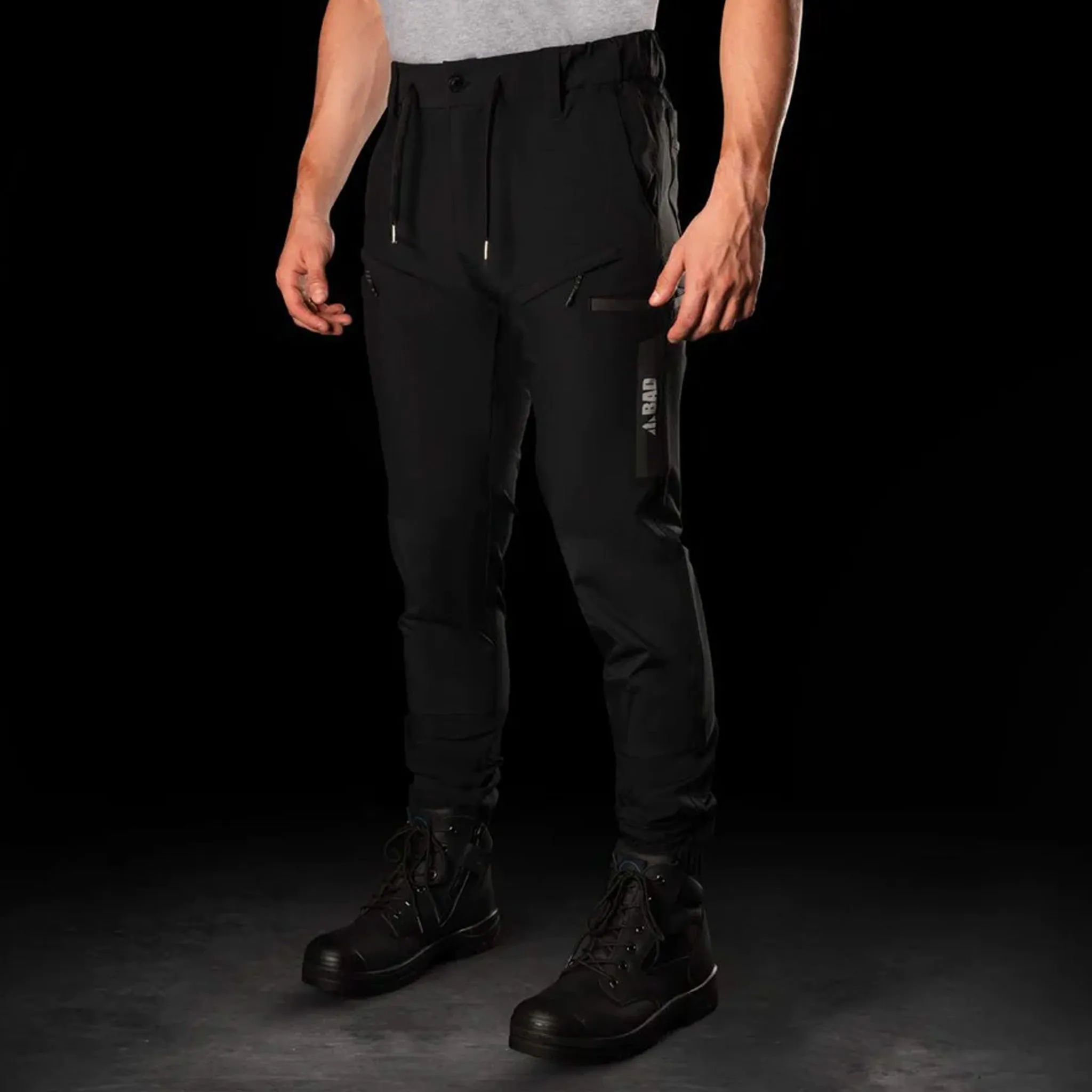 BAD NEXT - WATERPROOF ELASTIC WAIST CUFFED WORK PANTS