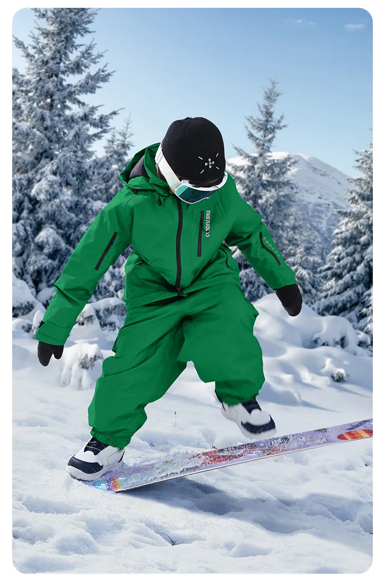 Boys & Girls Outdoor Baggy Ski Jacket & Pants Set