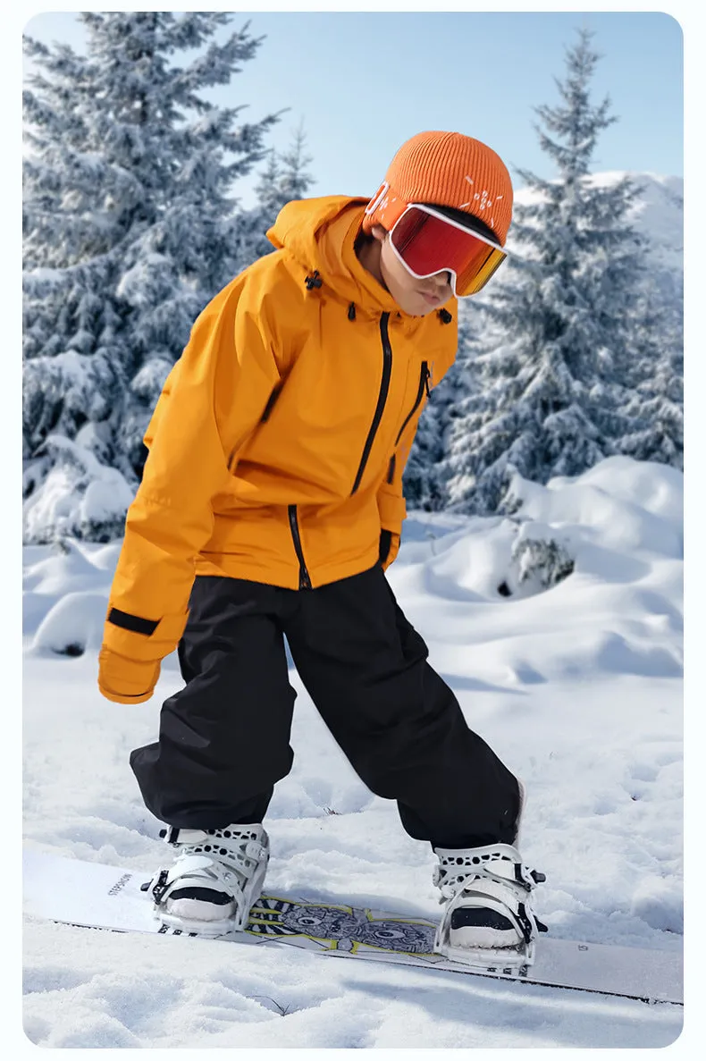 Boys & Girls Outdoor Baggy Ski Jacket & Pants Set