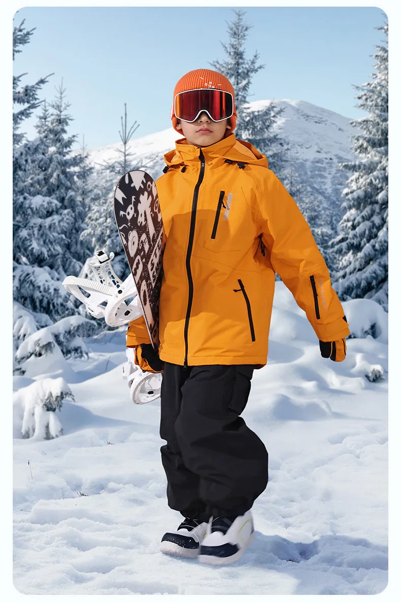 Boys & Girls Outdoor Baggy Ski Jacket & Pants Set