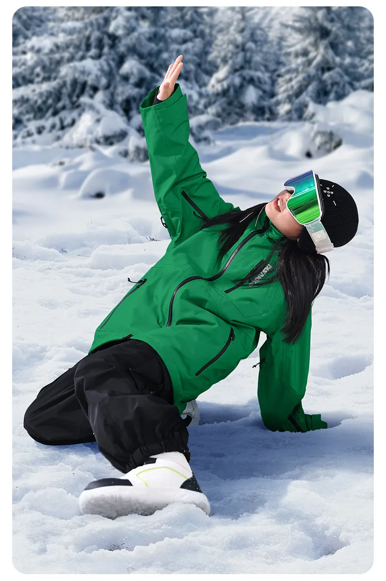 Boys & Girls Outdoor Baggy Ski Jacket & Pants Set