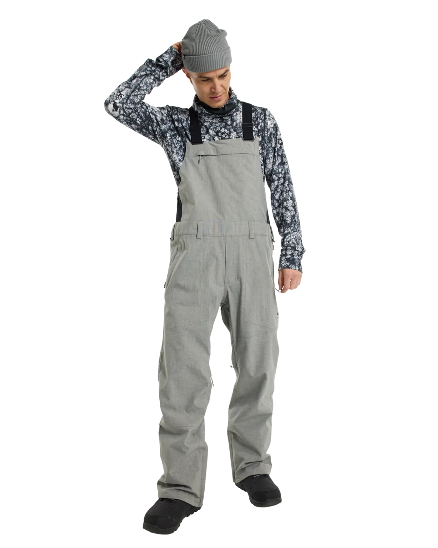 Burton Men's Snowdial 2L Bib Snow Pants - Sharkskin