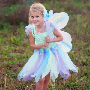 Butterfly Dress with Wings and Wand