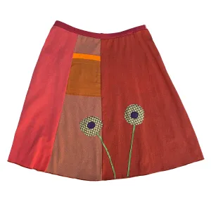 Classic Appliqué Skirt-Pattern Poppy