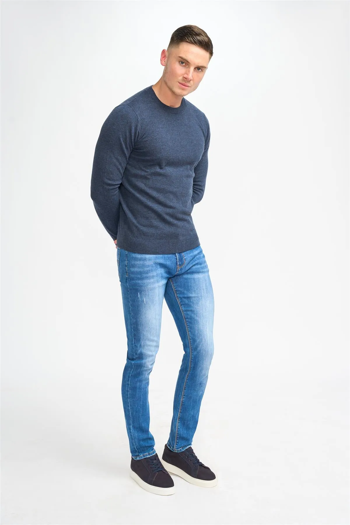 Connall Navy Jumper