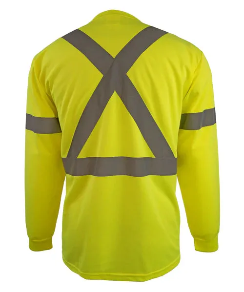 Coolworks Hi-Vis Micro-Fibre Long Sleeve T-Shirt - Style TS1203