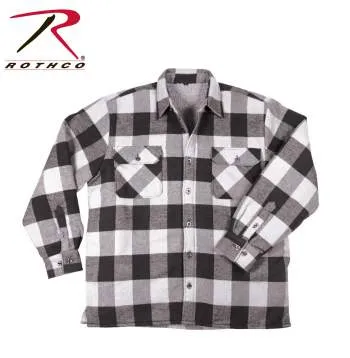 Extra Heavyweight Buffalo Plaid Sherpa Lined Flannel Shirts