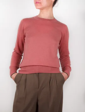 Fine Knit Crew Neck Cashmere Sweater