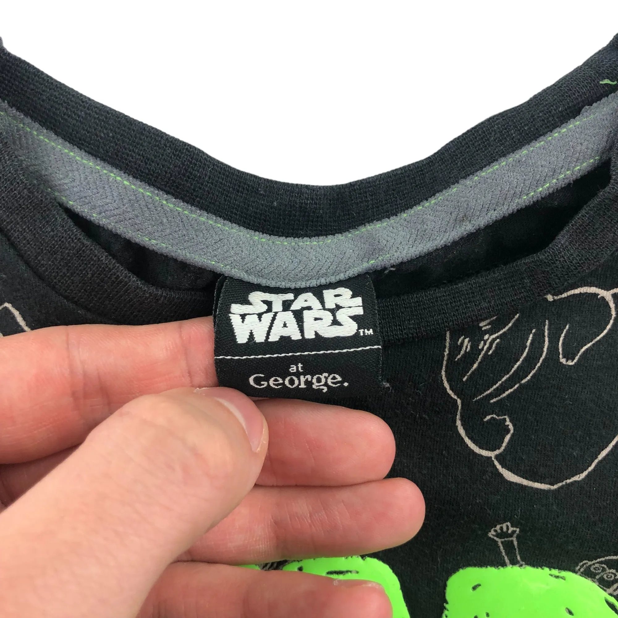 George t-shirt 4-5 years black Star Wars short sleeve cotton