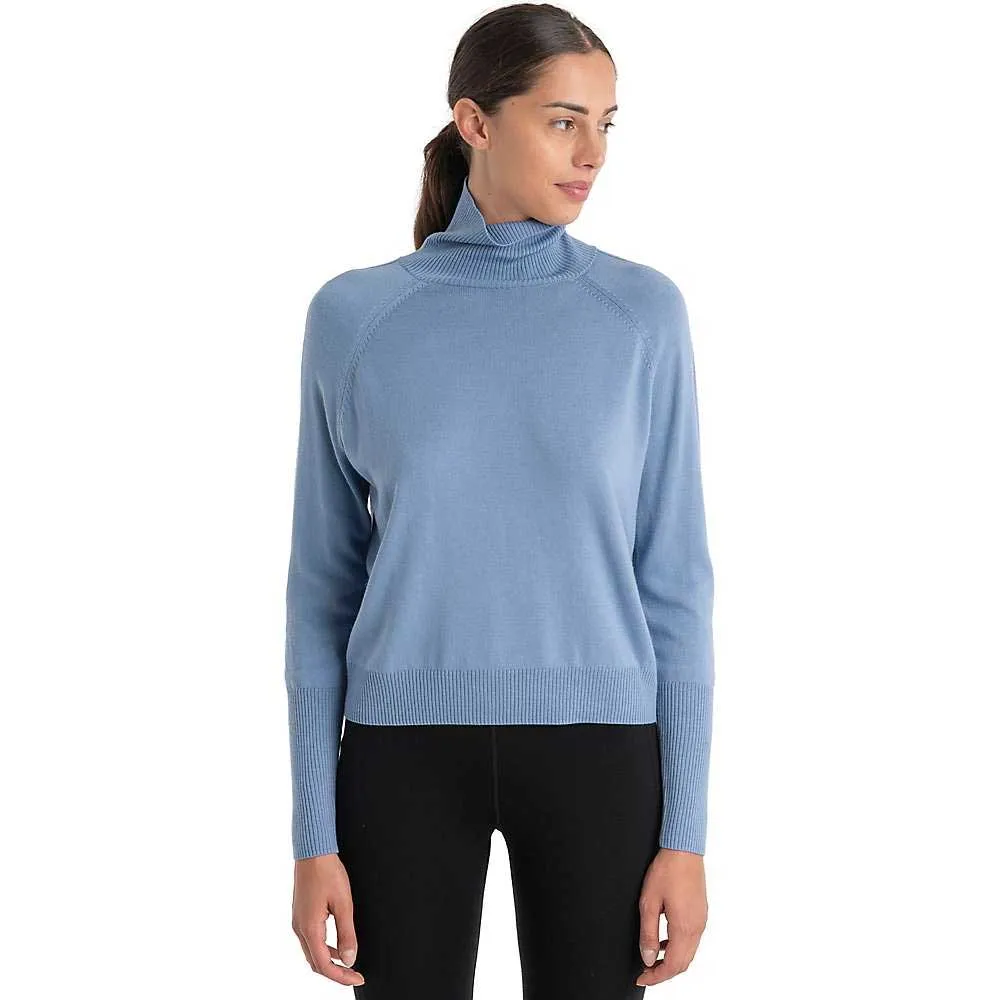 Icebreaker Women's Merinofine Luxe LS High Neck Sweater