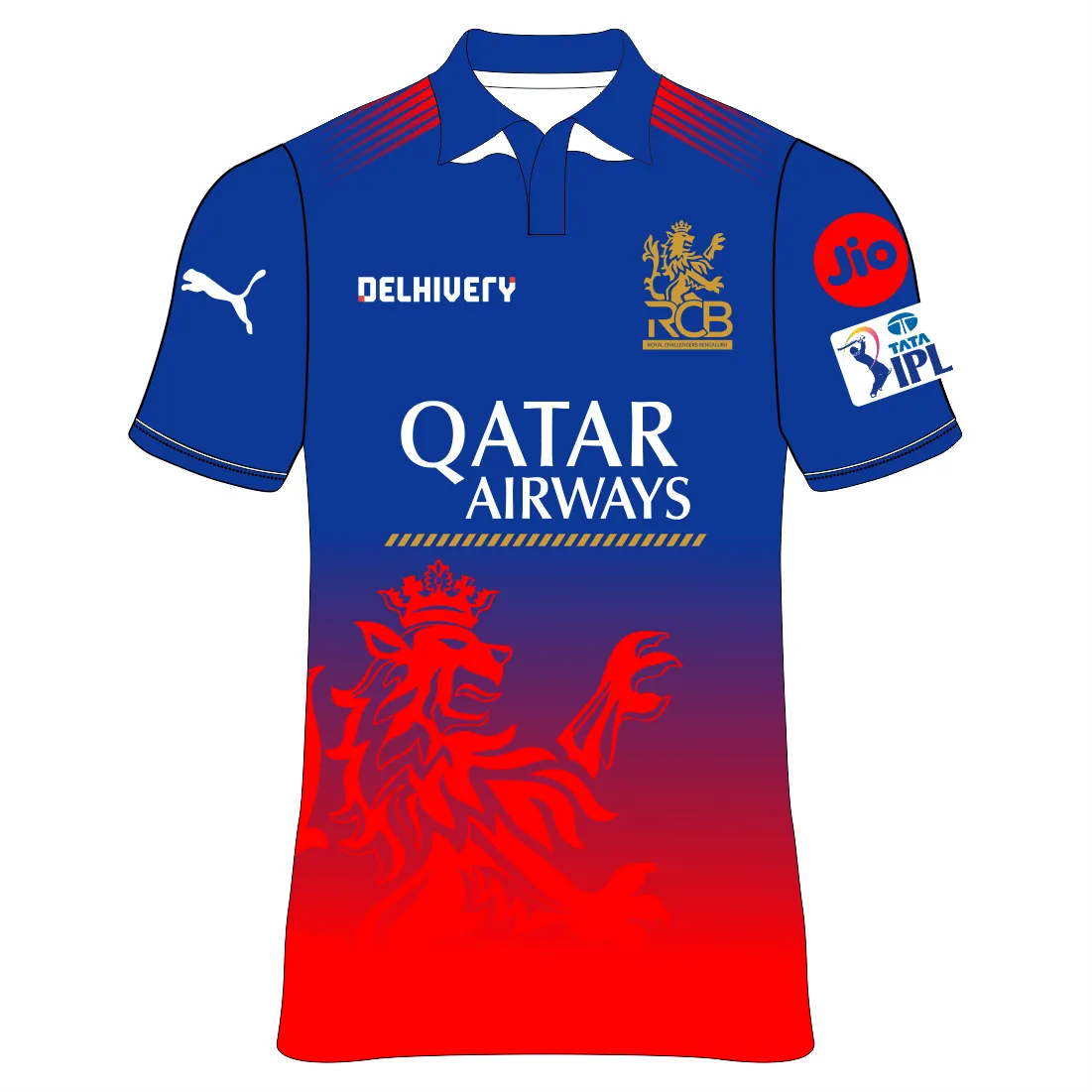 IPL Royal Challengers Bangalore Printed New Jersey With Your Text