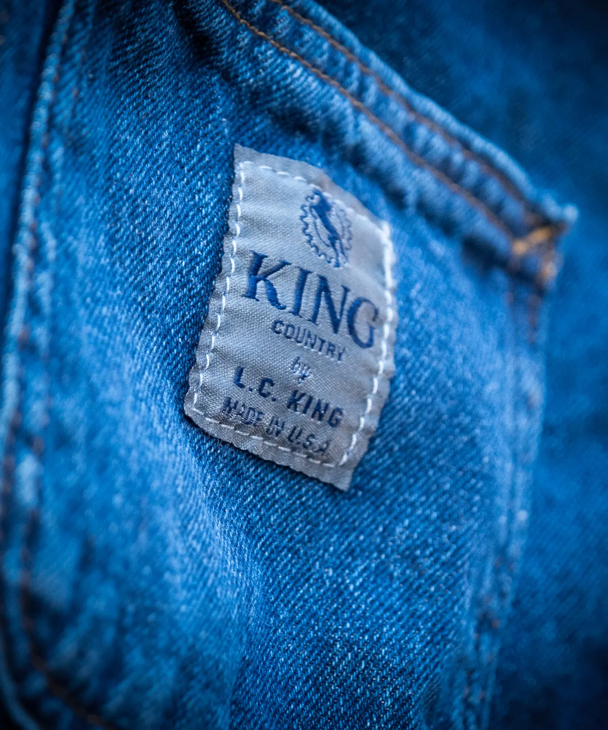 King Country Washed Denim Chore Coat