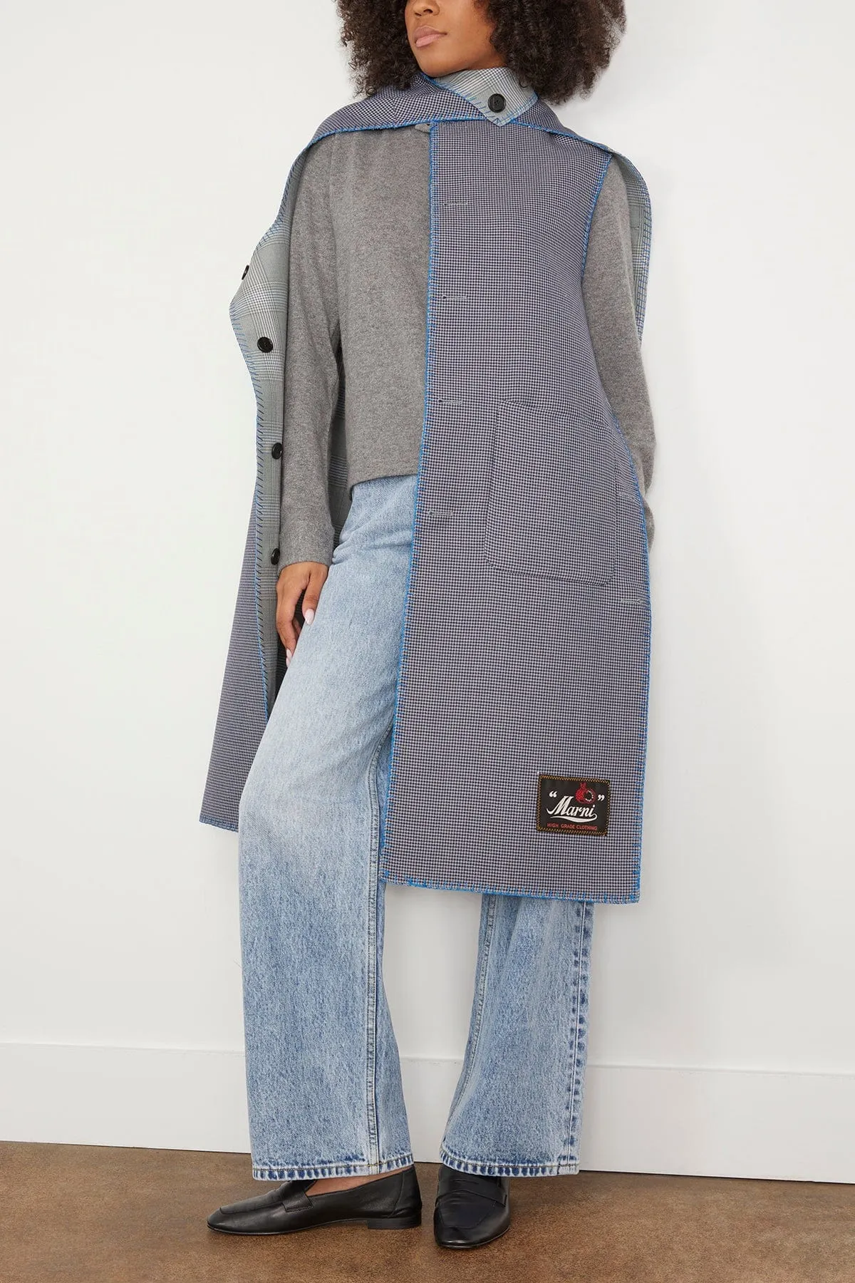 Long Waistcoat in Orion Blue