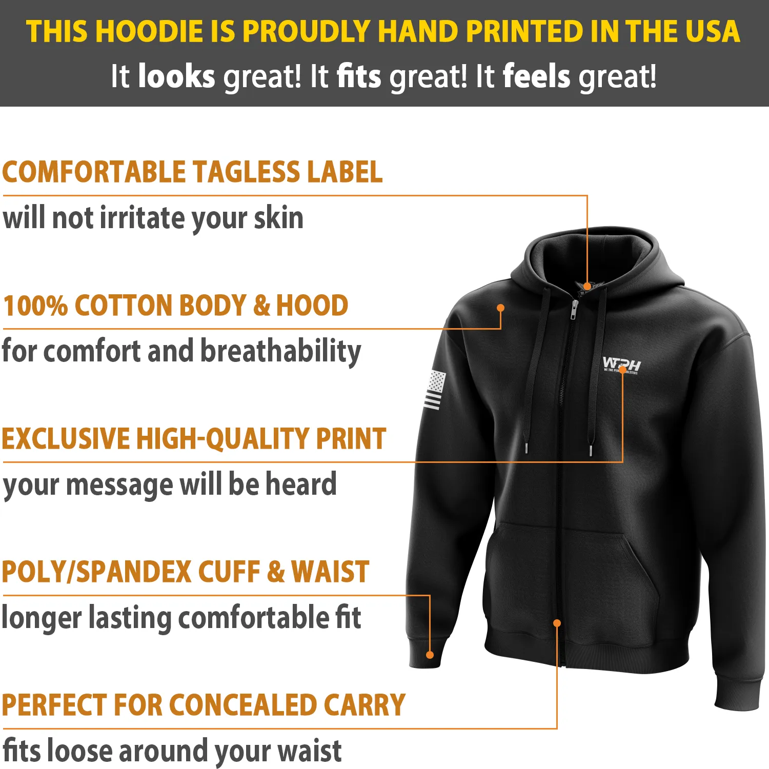 Need Not Comply Zip Up Hoodie