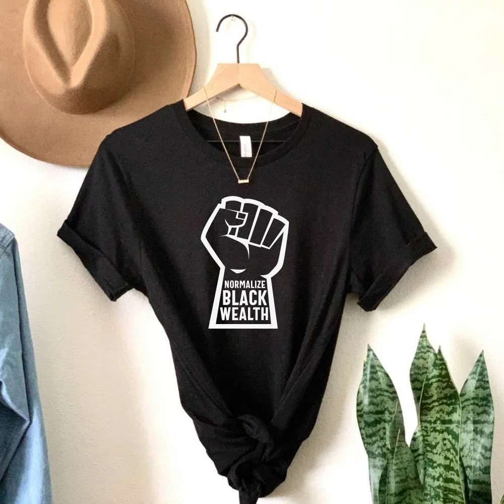 Normalize Black Wealth Shirt