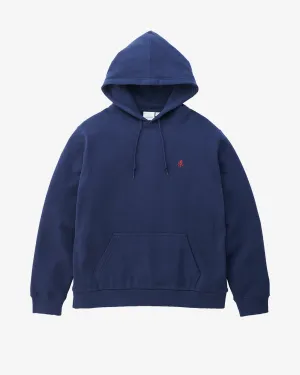 One Point Hooded Sweatshirt Navy