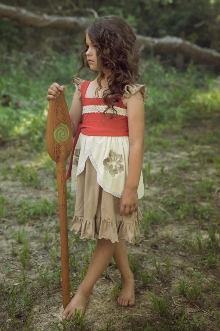 Our Original Polynesian Princess Twirl Dress