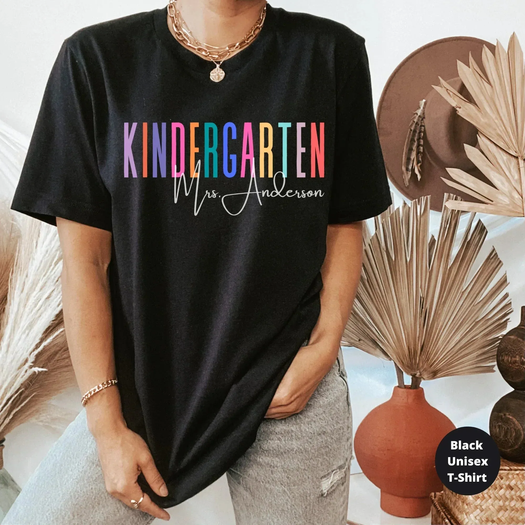 Personalized Kindergarten Teacher Shirt