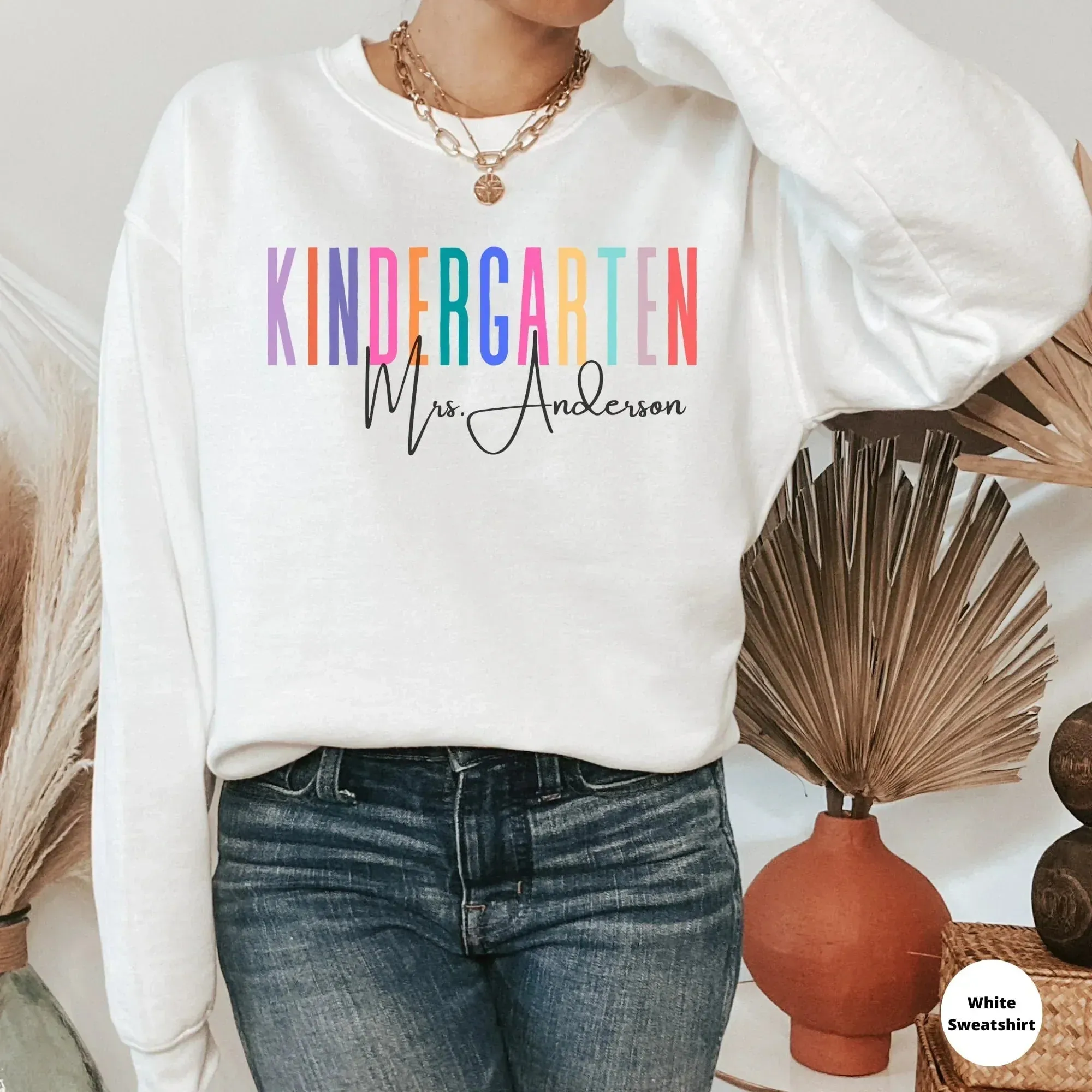 Personalized Kindergarten Teacher Shirt