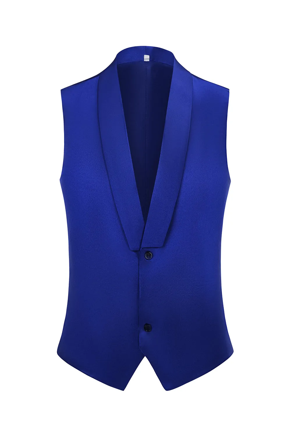 Royal Blue 3-Piece Shawl Lapel One Button Prom Suits