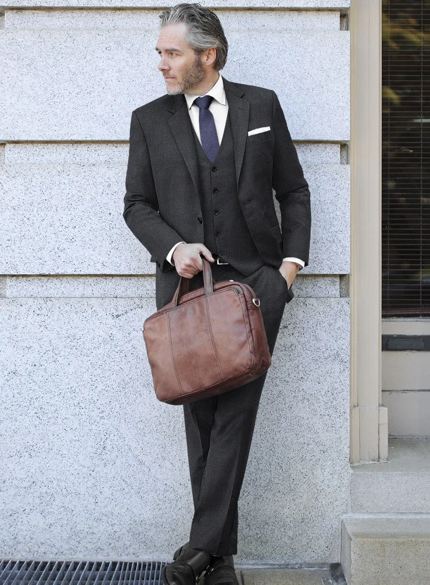 Scabal Sapphire Gray Wool Suit