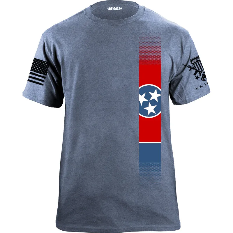 Skinny Tennessee Flag Vertical T-Shirt