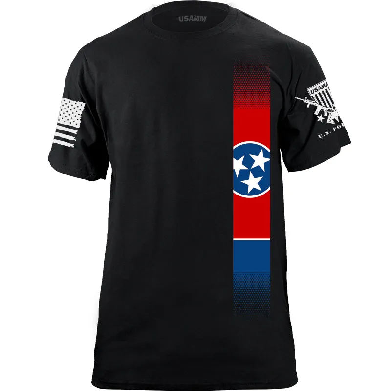 Skinny Tennessee Flag Vertical T-Shirt