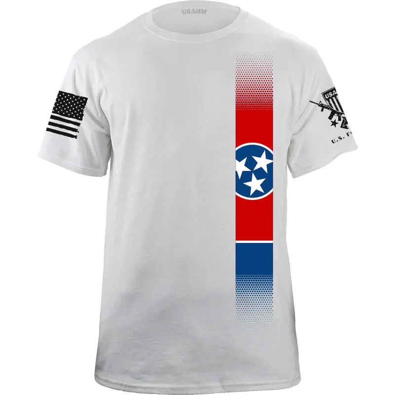 Skinny Tennessee Flag Vertical T-Shirt