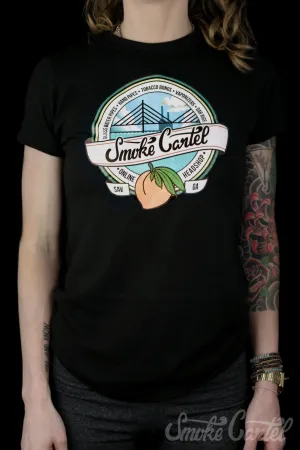 Smoke Cartel Badge American Apparel Small Women's Tee