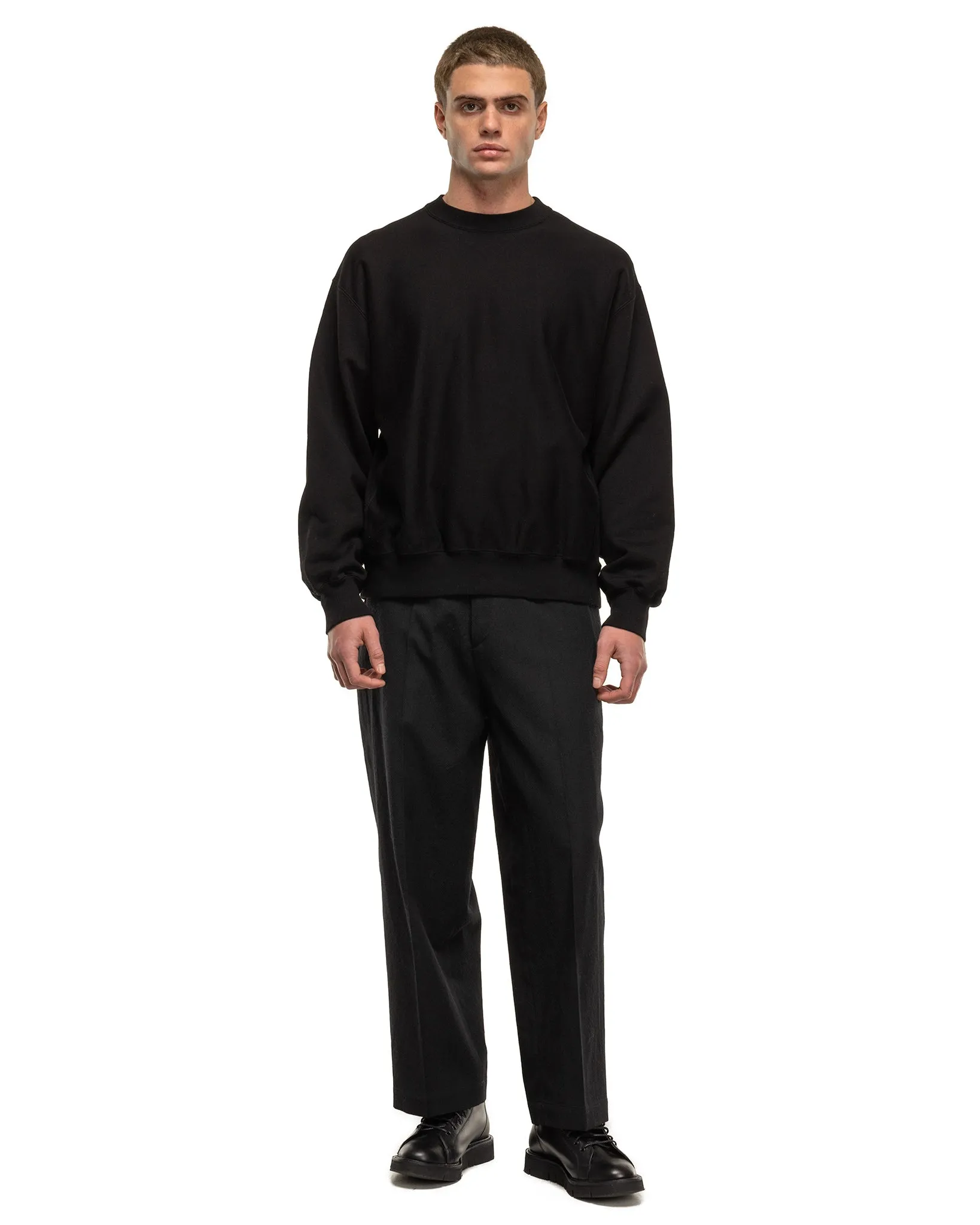 Soft & Hard Crew-Neck P/O Big Black