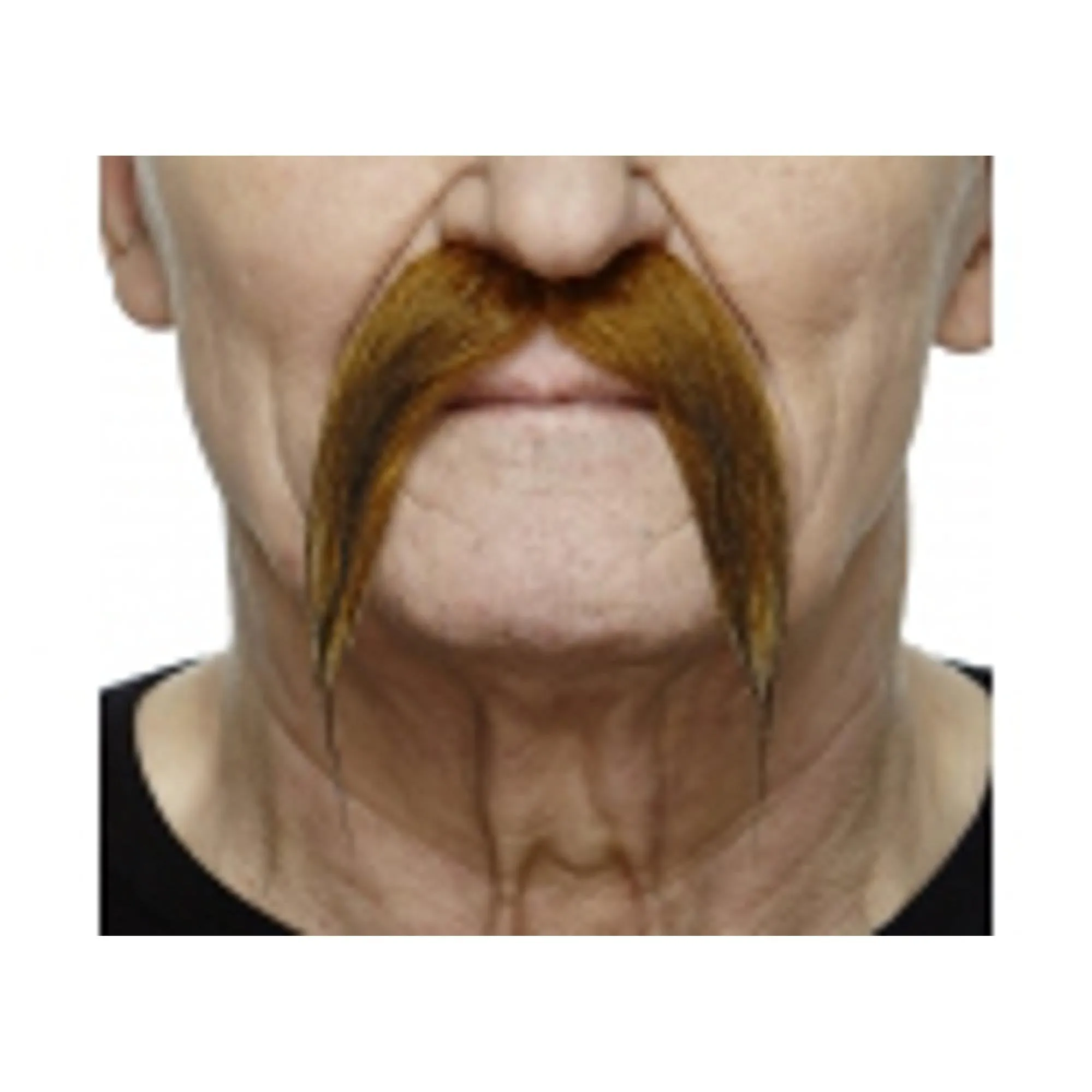 Synthetic Moustache - Auburn Brown