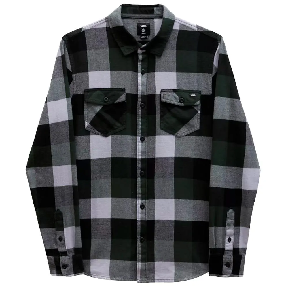 Vans Box Flannel Button Down Shirt - Deep Forest/Languid Lavender