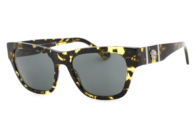 Versace Square Sunglasses Yellow Havana