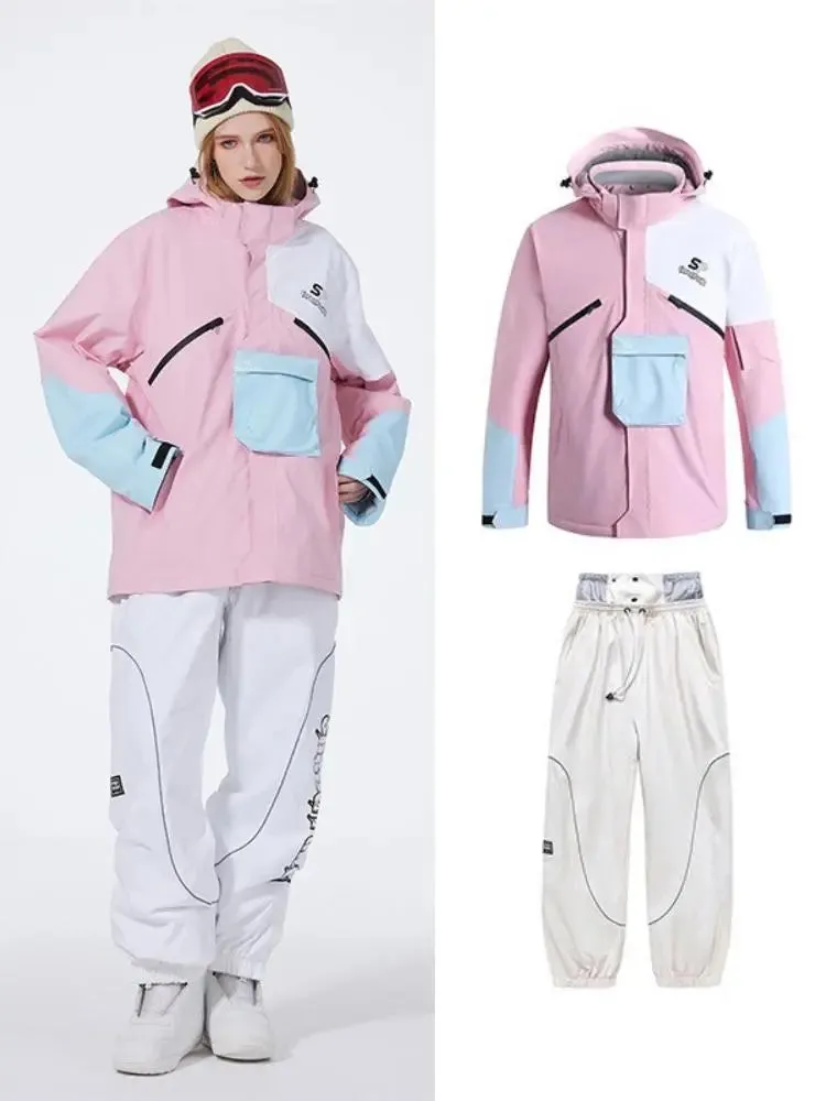 Women Winter Snow Suit Ski/Snowboard Jacket & Pants Outerwear