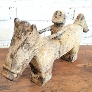 Wooden Horseman With Stand